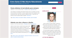 Desktop Screenshot of comoquitarmalaliento.garantiareal.com